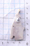 Vintage Silver & Turquoise Multistone Zuni Inlay Quail Family Earrings 3K09H