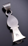Silver & Golden Hills Turquoise Navajo Blossom Pendant by Sharon McCarthy 6H25Q