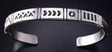 Silver 4 Sacred Mountains/Protection Navajo Handmade Bracelet Erick Begay 5J29Q