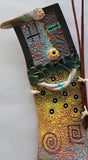 Navajo Pottery - Yei Bi Chei Figure - by David John - 4L05R