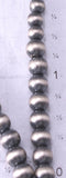 24" Silver & Royston Turquoise Navajo Pearls Jacla Necklace 6H06B