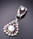 Silver & Opal Zuni Handmade Pendant by Verdi Booqua 3G03S