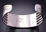 Silver & Opal Zuni Inlay Open Bracelet Cuff by Anson Wallace 6J30M