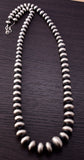 Deal of the Day - Handmade Navajo Pearl Graduated size Necklace by Bryannen Halwood 3M05D