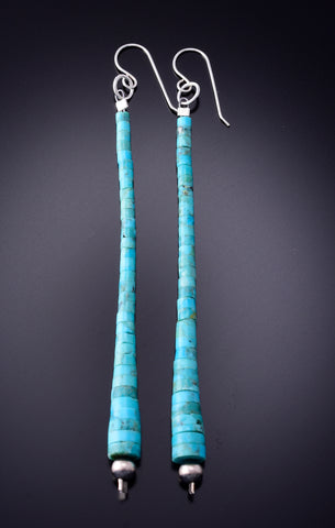 Turquoise Heishi Earring by Corraine Smith 3M05O