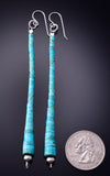 Turquoise Heishi Earring by Corraine Smith 3M05O