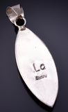 Zuni Inlay Pendant by Leslie Amy 4L20P