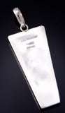 Silver Multistone Navajo Inlay Yei Bi Chei Long Pendant by Jimmy Harrison 5G12S