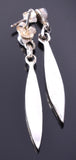 Silver Multistone Zuni Inlay Dangle Earrings by David Boone 3H02J