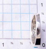 Size 7-1/4 Silver & Turquoise Multistone Navajo Inlay Ring - Aldora Henry 5L07M