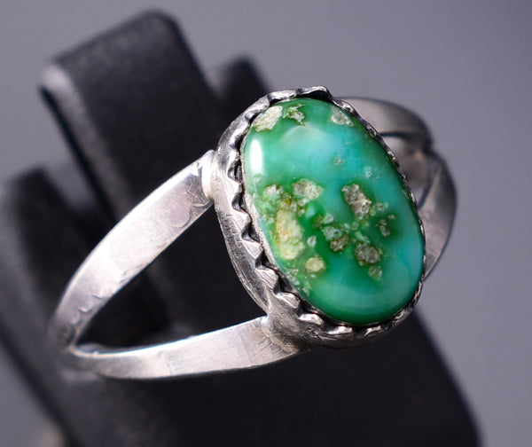 Size 5-1/2 Sonoran Gold Turquoise Navajo Ring by Robinson Martinez 6K26S