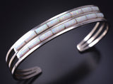 Silver & Opal Zuni Inlay Bracelet by Anson Wallace 5D18S