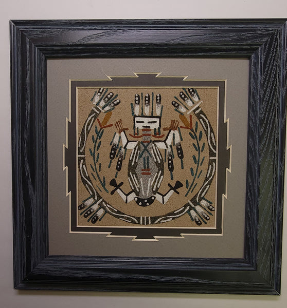 Navajo Sandpainting by Marlene Doby - Yei-Bi-Chei -5J08M