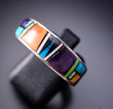 Size 10-1/2 Navajo Men's Ring by Allen Tolino 6K22W