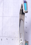 Silver & Turquoise Multistone Navajo Inlay Bracelet by SS 5F10F