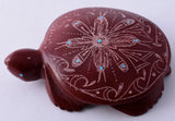 Pipestone Zuni Turtle Fetish by Andrianna Cellicion 5L09N