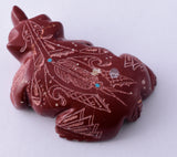 Pipestone Zuni Badger Fetish by Adrianna Cellicion 5L09O