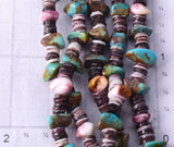 5-Strand Natural Multistone Santo Domingo Necklace by Randy Garcia - 5H25L