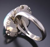 Size 6-3/4 Sonoran Gold Turquoise Navajo Ring by Norvin Johnson 6K26W