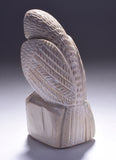 Carved Antler Owl Fetish by Carlton Kaamasee 4D02B