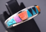 Size 6-1/2 Multistone Navajo Inlay Ring by Aldora Henry 6K22M