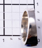 Size 12-1/2 Pueblo Design Inlay Men's Ring by Navajo Clayton Tom 6K22D
