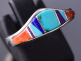 Size 6 Navajo Multistone Inlay Ring by Evangeline David 6K27J