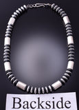 18-1/2" Silver Navajo Pearls Necklace by Tonisha Haley 4A04Z