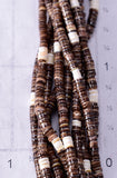 18" Multistone Santo Domingo Heishi 10-Strand Necklace by Ramona Bird 6H06W