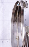 Vintage Silver & Turquoise Navajo Handmade Bracelet 5H25E
