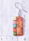 Santo Domingo Pueblo (Kewa) Multistone Dangle Earrings by Mary Tafoya 6D22H