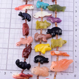 3 strand Multistone Fetish Necklace by Neil Thomas 2L23D