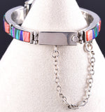 Vintage Silver Multistone Navajo Inlay Watchband w/ Watch by Earl Plummer 5L17C