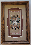 Navajo Sandpainting by Marlene Doby - Sun Design 6D01E