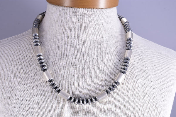 21 inch Handmade Navajo Pearls Necklace by Tonisha Haley 5L11J