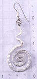 Silver Navajo Handmade Moving Forward Earrings by JT 4K07K