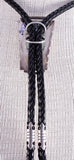 Vintage Purple Sugilite Bolo Tie by Navajo Toney Mitchell - 5L11C