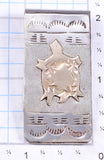 Silver & 12k Gold-filled Turtle Navajo Money Clip by Genevieve Jones 5L25G