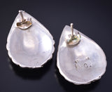 Silver & Turquoise Multistone Navajo Handmade Waterdrop Earrings by MC 5F10P