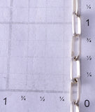 18" Silver Navajo Handmade Link Paperclip Necklace Chain by Sally Shurley 5E10A