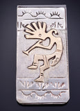 Silver & 12k Gold-filled Navajo Kokopelli Money Clip by Genevieve Jones 5L25H