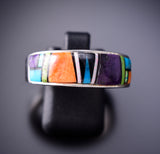 Size 10-1/2 Navajo Men's Ring by Allen Tolino 6K22W