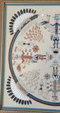 Navajo Sandpainting by Rosie Yellowhair - Fire Dance - 6D02T
