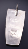 Silver Hopi Handmade Pottery Pendant by Trinidad Lucas 5J29H