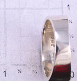 Size 11-3/4 Silver & Turquoise Multistone Navajo Inlay Mens Ring - Aldora Henry 5L05K