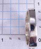 Size 13-3/4 Silver & Turquoise Multistone Navajo Inlay MENS Ring - Allen Tolino 5L05W