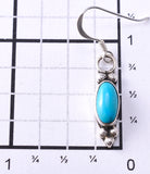 Sleeping Beauty Turquoise Navajo Drop Earrings 6K02R
