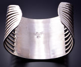 Silver & Turquoise Multistone Zuni Inlay Bracelet by Anson Wallace 3F05A