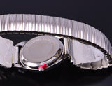 Silver & Lapis Eagle Feathers Navajo Watch by Arlene Yazzie 3F12H