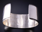 Vintage Silver Man in the Maze Hopi Overlay Bracelet by Tony Kyasyousie 5D18U